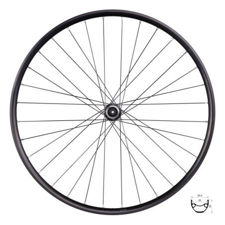 Wheel rear FORCE BASIC DISC 622x23 TX505-CL 32SH
