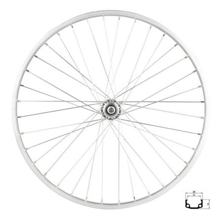 RODA TRASEIRA FORCE RMX 21, 507x21, SILVER, HUB F80429