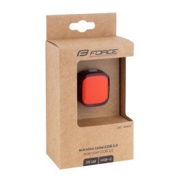 LUZ TRASEIRA FORCE COB 2.0 25 LM 36X LED USB