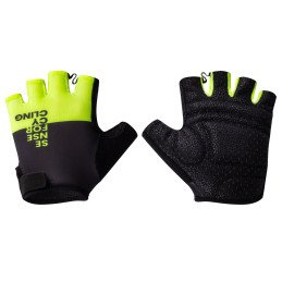 GLOVES FORCE FINE BLACK-YELLOW