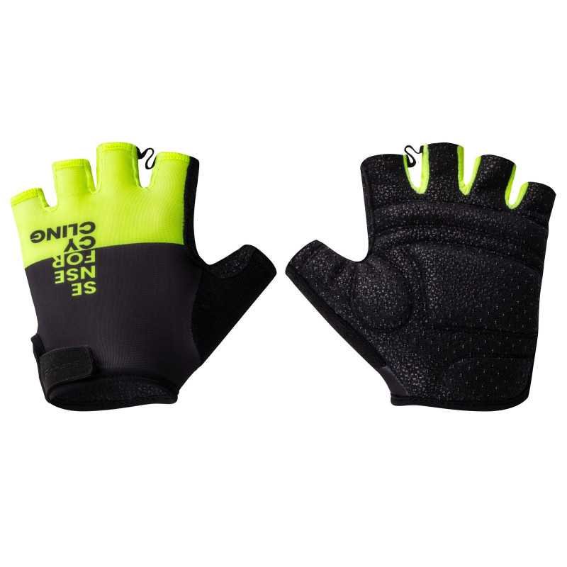 GANTS FORCE FINE NOIR-JAUNE