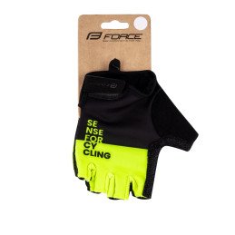 GANTS FORCE FINE NOIR-JAUNE