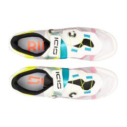 SAPATO SIDI WIRE 3 WHITE - FLUO YELLOW