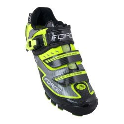 Des chaussures Force BTT Carbone JAUNE