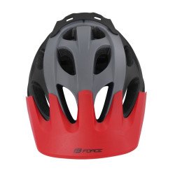 Casco Force Raptor GRIS-ROJO