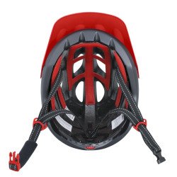 Casco Force Raptor GRIS-ROJO