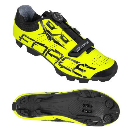 Des chaussures Force MTB CRYSTAL JAUNE