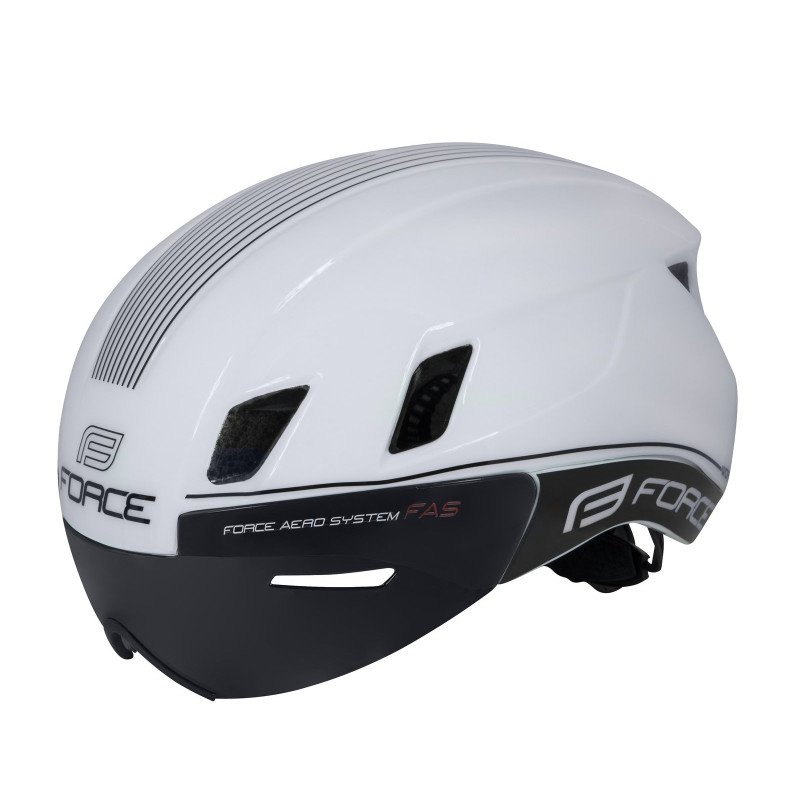 Capacete FORCE WORM 52 - 59 cm BRANCO