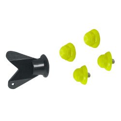 Sapatos FORCE MTB CARBON DEVIL PRO AMARELO