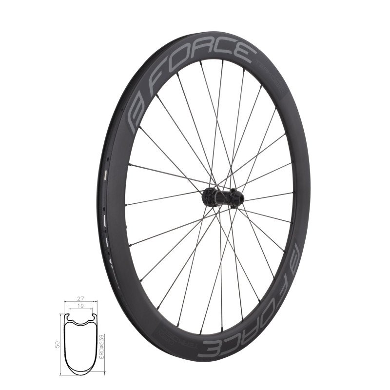 WHEELSET FORCE TEAM SP CARBON DISC 50 PNEU