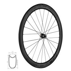 WHEELSET FORCE TEAM SP CARBON DISC 50 PNEU