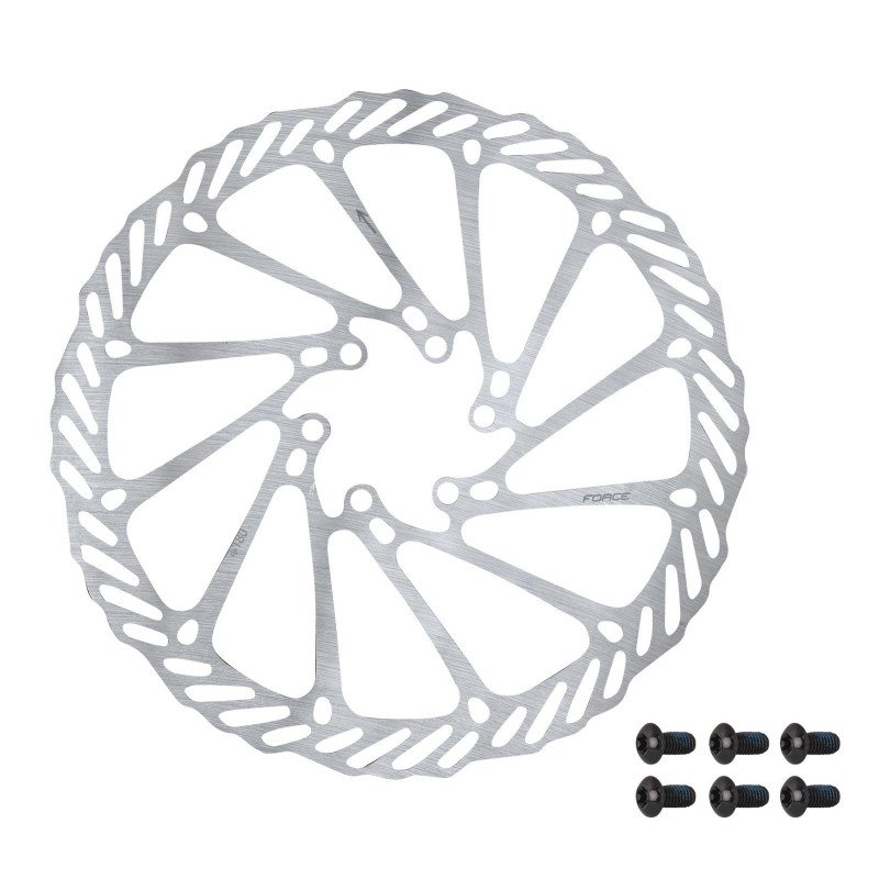 DISCO DE FRENO FORCE 180MM 6 TORNILLOS DISCO DE FRENO FORCE 180MM 6 TORNILLOS
