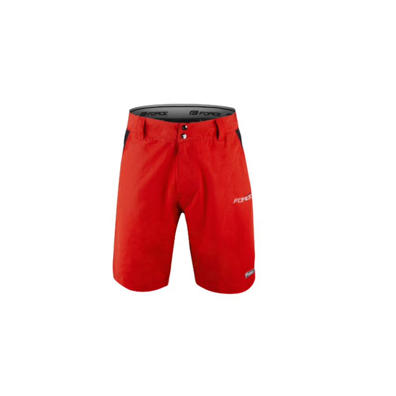Calções FORCE BLADE MTB VERMELHO Calções FORCE BLADE MTB VERMELHO