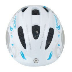 Casco de niño/a FORCE FUN STRIPES BLANCO-GRIS-AZUL