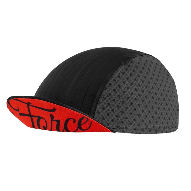 Gorra Force F POINTS NEGRO-ROJO