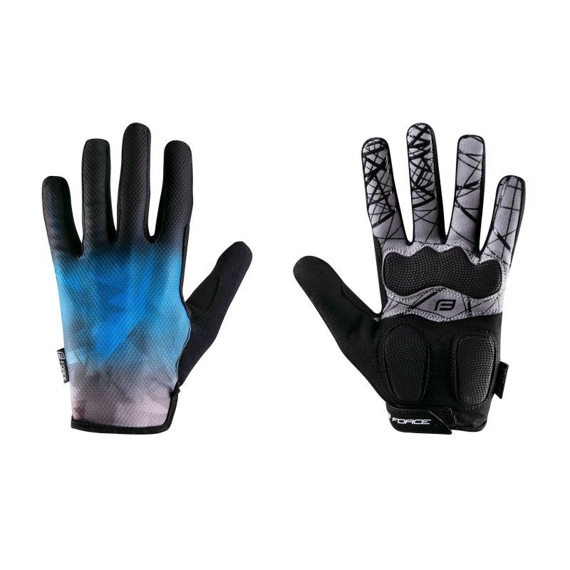 Gloves FORCE MTB CORE BLUE