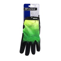 Gloves FORCE MTB CORE GREEN