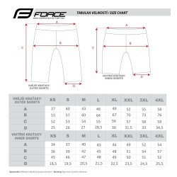 Bermudas FORCE F STORM NEGRO