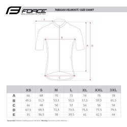 Maillot FORCE MTB CORE 2021 ROUGE