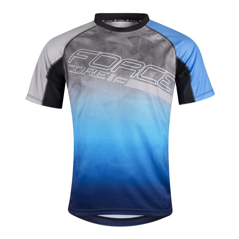 Maillot FORCE MTB CORE 2021 BLEU Maillot FORCE MTB CORE 2021 BLEU