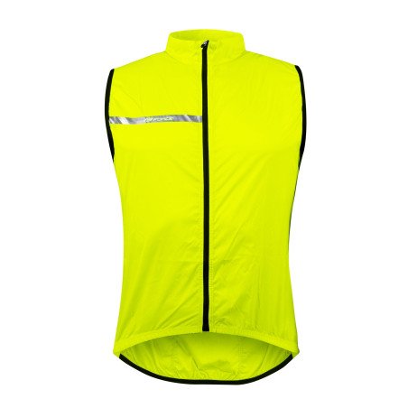 Vest windproof FORCE WINDPRO SLEEVELESS YELLOW