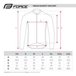 Jacket windproof FORCE WINDPRO YELLOW