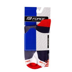 Chaussettes de compression Force STREAK NOIR-VERMELHO