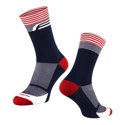 Chaussettes de compression Force STREAK NOIR-VERMELHO