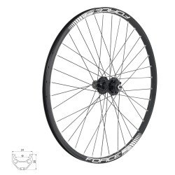 PAIRE DE ROUES FORCE BASIC DISQUE 29 MOYEU F80450