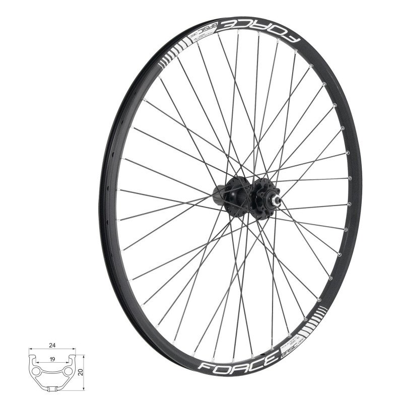 PAIRE DE ROUES FORCE BASIC DISQUE 29 MOYEU F80450 PAIRE DE ROUES FORCE BASIC DISQUE 29 MOYEU F80450