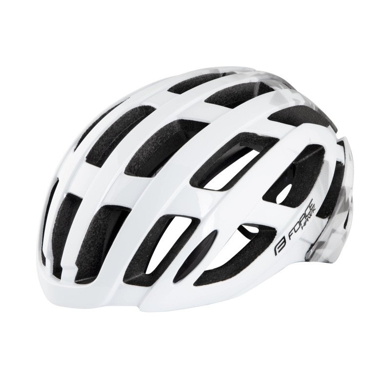 Capacete FORCE HAWK BRANCO-PRETO