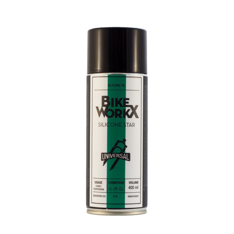 BikeWorkx Silicone Star Oil/Lubricant 400ml