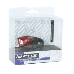 Feu arrière FORCE CRYSTAL 30LM, 3x LED, USB
