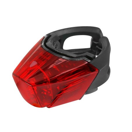 Rear light FORCE CRYSTAL 30LM, 3x LED, USB