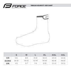 Capas para Sapatos FORCE PU DRY ROAD