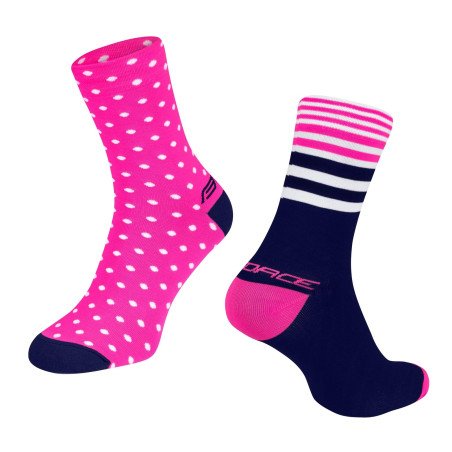 Chaussettes de compression FORCE SPOT ROSE