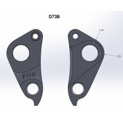 Patilla de cambio PILO D738 Specialized