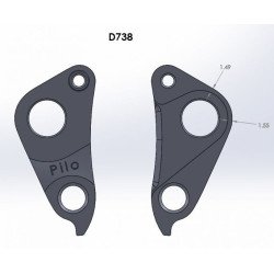 Patte de dérailleur PILO D738 Specialized