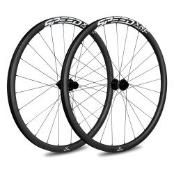 PAIRE DE ROUES VELTEC GRAVEL CARBONE LRS SPEED XRC 30 DISQUE