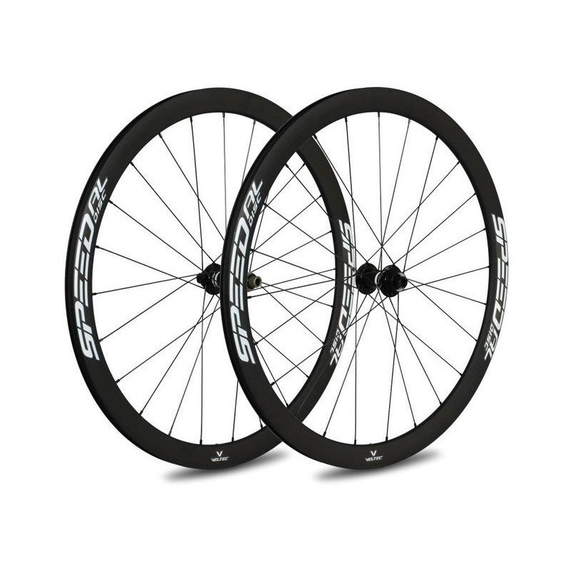PAIRE DE ROUES VELTEC SPEED AL 42MM DISQUE 12X100 / 12X142 PAIRE DE ROUES VELTEC SPEED AL 42MM DISQUE 12X100 / 12X142