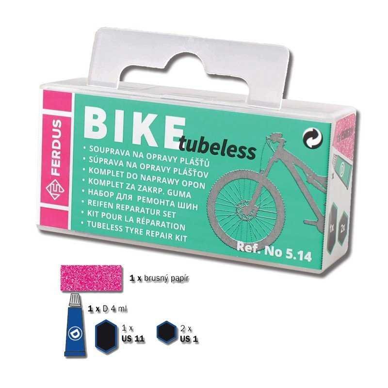 KIT Reparação Pneus Tubeless Ferdus