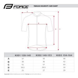 Jersey FORCE KID SQUARE STAR Criança AMARELO-ROSA