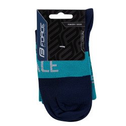 Des chaussettes FORCE TRACE BLEU CLAIR-BLEU FONCÉ