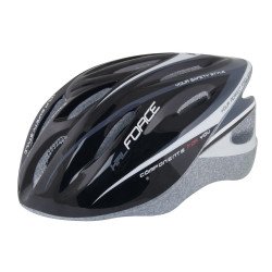 Casco FORCE HAL NEGRO-GRIS-BLANCO 902474