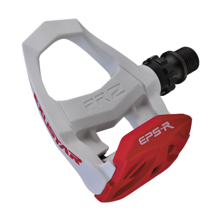PEDALES EXUSTAR E-PR2 GRIS -ROJO