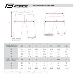 Shorts FORCE F STORM GRIS