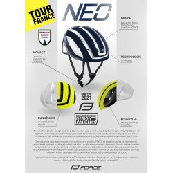 Helmet FORCE NEO BLACK-YELLOW