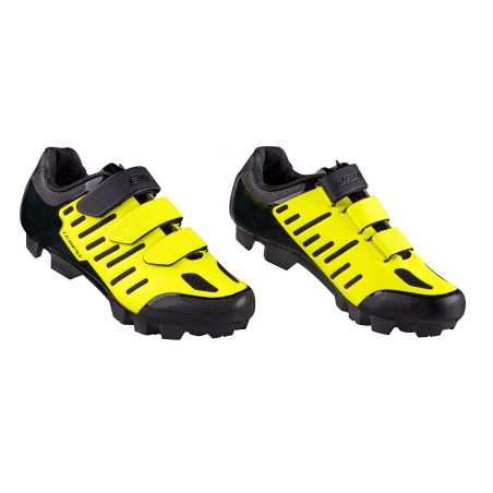 Des chaussures FORCE MTB TEMPO JAUNE