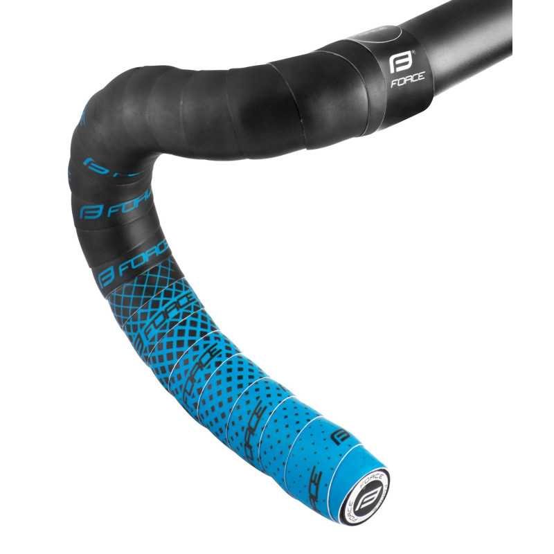 Cintas de manillar FORCE EVA DUAL AZUL Cintas de manillar FORCE EVA DUAL AZUL