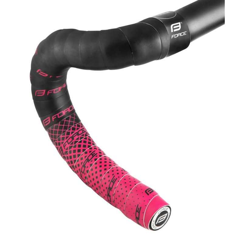 Handlebar tapes FORCE EVA DUAL PINK Handlebar tapes FORCE EVA DUAL PINK